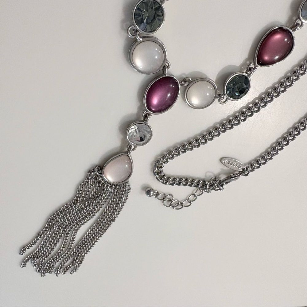 Avenue | Long Tassel Y Necklace | 44” Adjustable